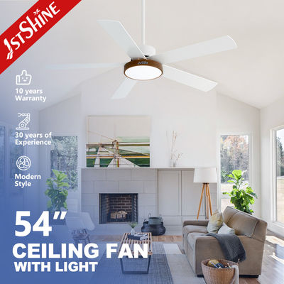 Einstellbarer 6-Geschwindigkeits-LED-Deckenventilator mit Fernbedienung und dimmbarem Licht
