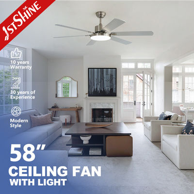Hohe Volumen natürliche Wind LED Deckenventilator mit 6 MDF-Blatten und modernen Design-Stil 10-