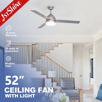 Fernbedienung 52 Zoll LED-Schlafzimmerdeckenventilatoren mit vielen Farben und Energieeinsparung