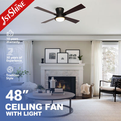 48 Zoll Flush Mount Dimmable LED Deckenventilator für Wohnzimmer