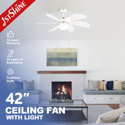 Klassischer Stil 1stshine Deckenventilator Licht mit Zugkettenschalter und MDF-Klingen