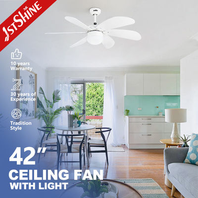 42 Zoll LED-Licht DC-Motor Deckenventilator mit Fernbedienung 6 MDF-Klingen 6 Geschwindigkeitswahl