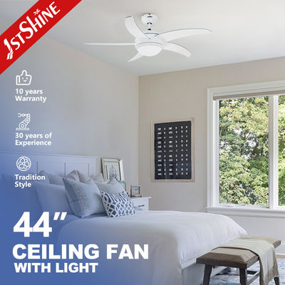 44 Zoll 5 Geschwindigkeiten Fernsteuerung Gleichstrom-Deckenventilator mit 5 MDF-Klingen in Mulit Farben / OEM