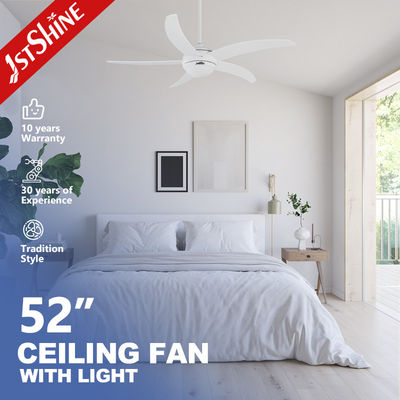 1stshine 52 Inch 5 MDF Blade Dekorationsdeckenventilator mit Fernbedienung und Licht