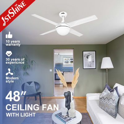 48-Zoll-Eisenblätter Deckenventilator mit LED-Leuchten Fernbedienung Verbesserung der Luftzirkulation