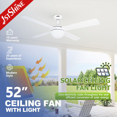 2- Solarenergiesparender Deckenventilator mit stabiler Niederspannung und Solarstrom