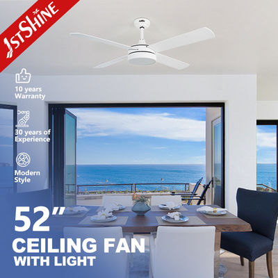 52-Zoll-LED-Deckenventilator mit 3-Farb-LED-Licht 3000k 4000k 6000k Großer Luftstrom und geringe Geschwindigkeit
