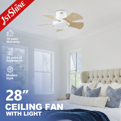 Energieeinsparende 28 Zoll LED-Deckenventilator für niedrige Decken