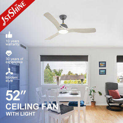 Rein Kupfermotor LED-Deckenventilator mit Fernbedienung und App-Steuerung Modernes Design