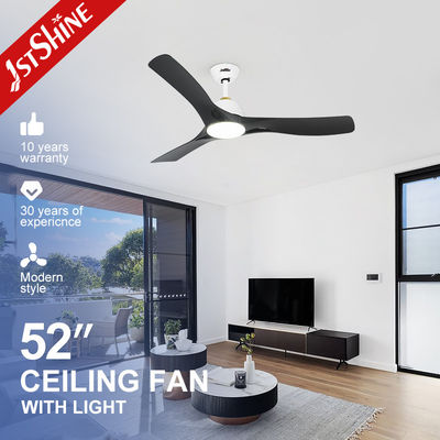 Guter Preis LED-Deckenventilator für Wohnzimmer mit Kunststoffblättern und REACH-Zertifikat von 1stshine Online