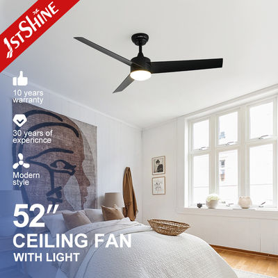 Energieeinsparung 1stshine LED-Deckenventilator mit Fernbedienung und hellen schwarzen ABS-Klingen 6 Geschwindigkeiten
