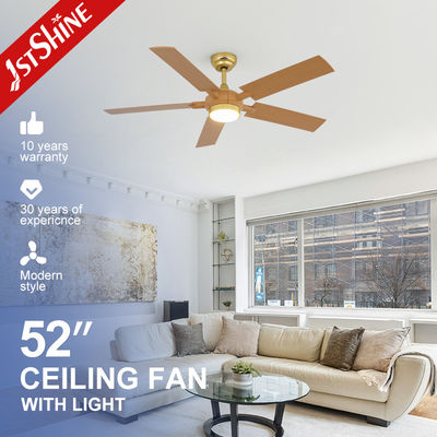52 Zoll Fernbedienung LED Deckenventilator Großer Luftstrom Abs Blade 18w Licht
