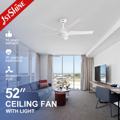 DC-Motor 5 ABS-Klingen Weiß 3 Farbe Led-Licht Dekorativ Smart Deckenventilator mit Licht