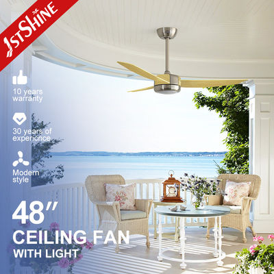 Innendekorativ Led-Deckenventilator mit 3-Farb-Licht und Gleichstrommotor