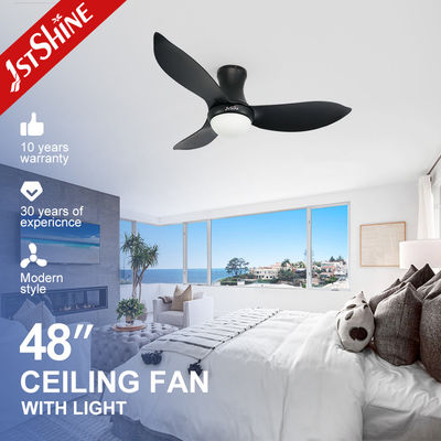Niedrige Decken 1stshine Deckenventilator 110V/220V leise mit WIFI-Steuerung und Flush Mount