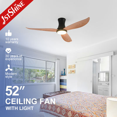 DC-Motor LED-Deckenventilator mit Fernbedienung und Low-Profile-Design 3 ABS-Kunststoffblätter