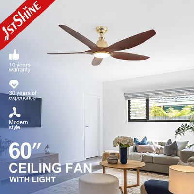 60 Zoll/OEM Gleichstrom-Reinkupfer Dreifarbiger LED-Dimmbarer Hängender Deckenventilator für große Räume