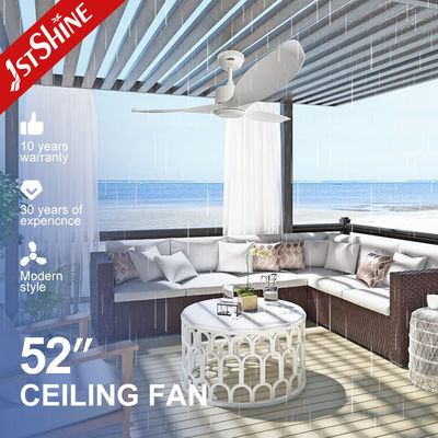 3 ABS-Klingen für den Haushalt IP44 Außen-Anti-UV Langlebig Fernbedienung Deckenventilator mit Timer