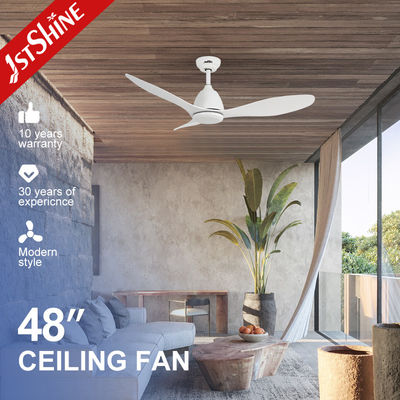 Energieeinsparende Fernsteuerung Deckenventilator mit 3 Kunststoffblättern in weißem Dekorationsdesign