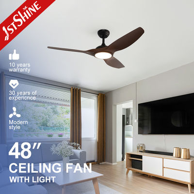 Dekorative 48 Zoll Plastikdeckenventilator Innenraum Moderner Gleichspannmotor