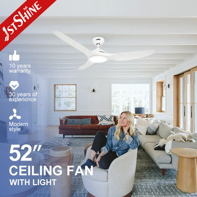 2- Home Office beliebter geräuscharmer weißer ABS Blade Fernbedienung Deckenventilator mit LED-Licht