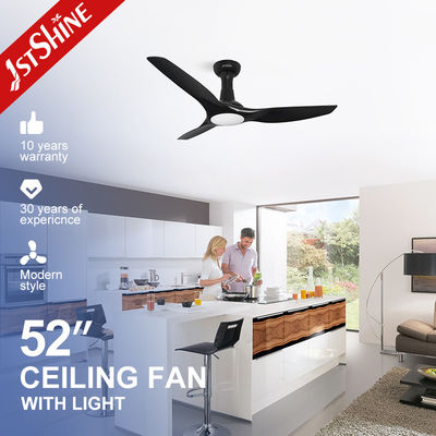 Schwarz-Weiß ABS Deckenventilator mit Fernbedienung Mehrfarbiger Kühlstrom