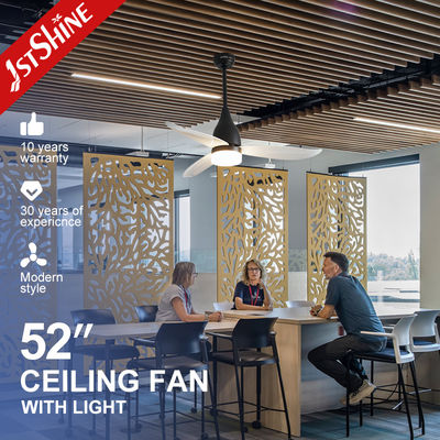 Unterstützen Sie den 10-LED-Deckenventilator von Dimmer 1stshine mit 3-Geschwindigkeits-Windsteuerung und ABS-Klingen