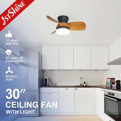 110-240V/50Hz-60Hz dekorativer LED-Deckenventilator mit Wasserübertragungsfarbblättern und Lichtern