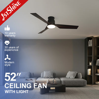 5 Geschwindigkeitswahl Kunststoffblätter LED-Deckenventilator mit leichter Flush-Höhe und niedrigem Profil