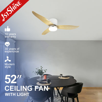 3 ABS Blades LED Deckenventilator mit niedrigem Profil und Fernbedienung 1stshine 5 Geschwindigkeiten