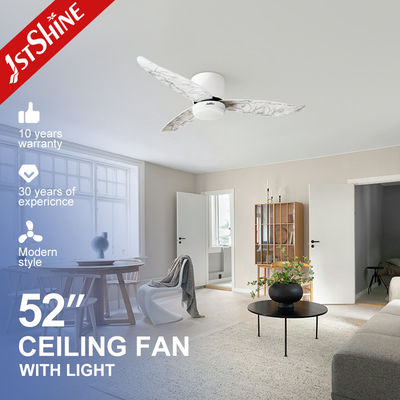2- 1stshine Schlafzimmer LED-Deckenventilator mit Acrylblättern und Fernbedienlicht