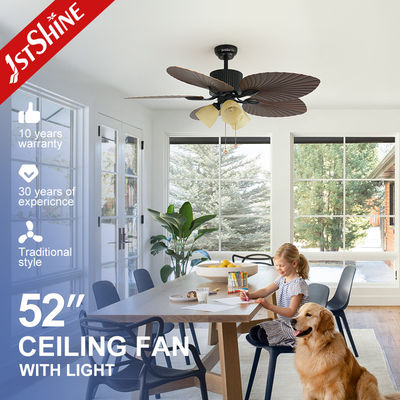 3000K Farbtemperatur Deckenventilator mit Licht 1stshine Hotel Fancy Pull Chain Steuerung