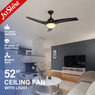 52 Zoll Gleichstrom-Reiner Kupfer 6-Geschwindigkeit Deckenventilator mit Licht-Kit und 3000K Farbtemperatur