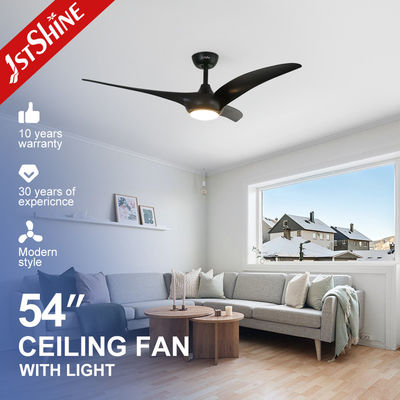 Decorative Propellerdeckenventilator mit hellschwarzem Abs Blade Dc Motor