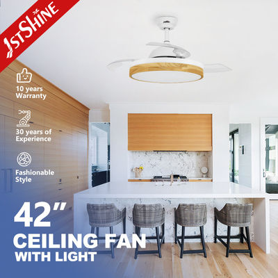 Elegant 42 Zoll Kronleuchter versteckte Klinge Deckenventilator mit 2- und Dimmer Kompatibilität