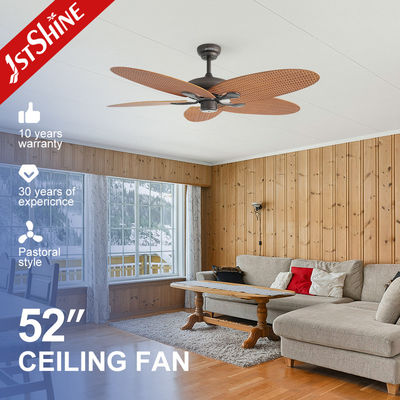 35W Leistung 5 ABS Leaf 5 Geschwindigkeiten Fernbedienung Antike Stil Deckenventilator KEINE private Form