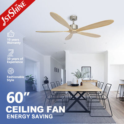 5 Massivholz-Stille Gleichstrommotor-Fernsteuerung Deckenventilatoren für private Schimmelkühlung