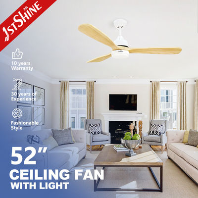 Schalter Fernbedienung 52 Zoll LED-Deckenventilator mit 3 Massivblättern und LED-Leuchten