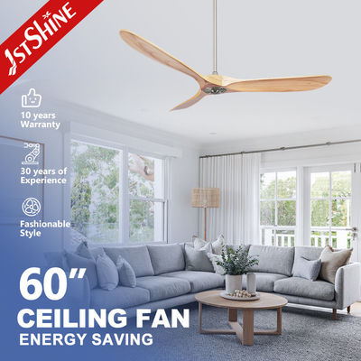 60 Zoll moderner Deckenventilator mit Fernbedienung und natürlicher Windinstallation