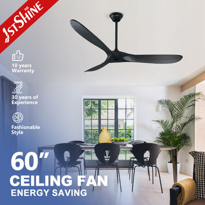Spezielle Speicherfunktion 60 Zoll einfacher elektrischer Deckenventilator für modernes Holzdesign