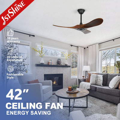 Featured Funktion Deckenventilator 42 Zoll mit drei Massivholzblättern und Gleichstrommotor