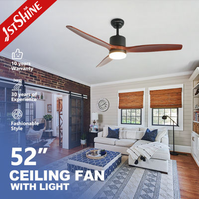 Standard Wind 1stshine LED-Deckenventilator mit Fernbedienung Massivholzblätter Rein Kupfer AC Schwarz