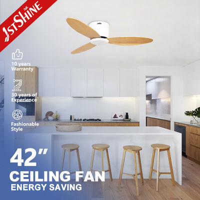 Fernbedienung 42 Zoll Holzblätter Deckenventilator reines Kupfer DC Motor Fünf Windgeschwindigkeit