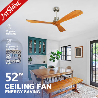 52 Zoll Deckenventilator ohne Licht Standard Windtyp mit Fernbedienung und Klingen