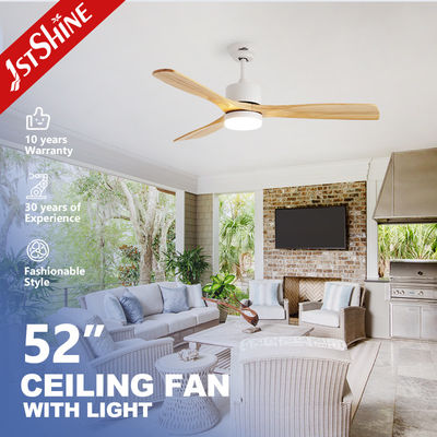 3 Holzblätter Deckenventilator mit Lampe Innenraum Dekoration Niedrigerer Lärm