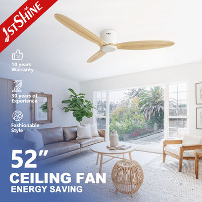ROHS Massivholz 52 Zoll Smart App Control WLAN Deckenventilator 220V mit Gleichstrommotor