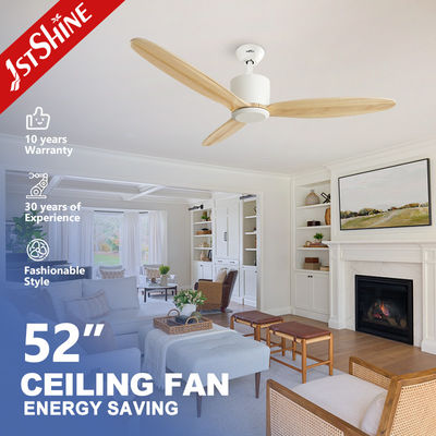 OEM 3 Holzblätter 52 Massivholz App Smart Control Deckenventilator mit Gleichstrommotor