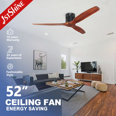 1stshine Massivholzdeckenventilator mit Fernbedienung und energiesparendem Propeller