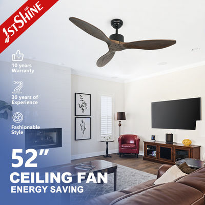 52 Zoll 6 Geschwindigkeit Fernbedienung Dekorativ Holz Deckenventilator Für Schlafzimmer