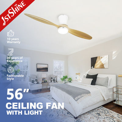 Schulwohnzimmer LED Deckenventilator 52 Zoll Unterstützung Dimmer Ja 3 Farben Natürliche Klingen
